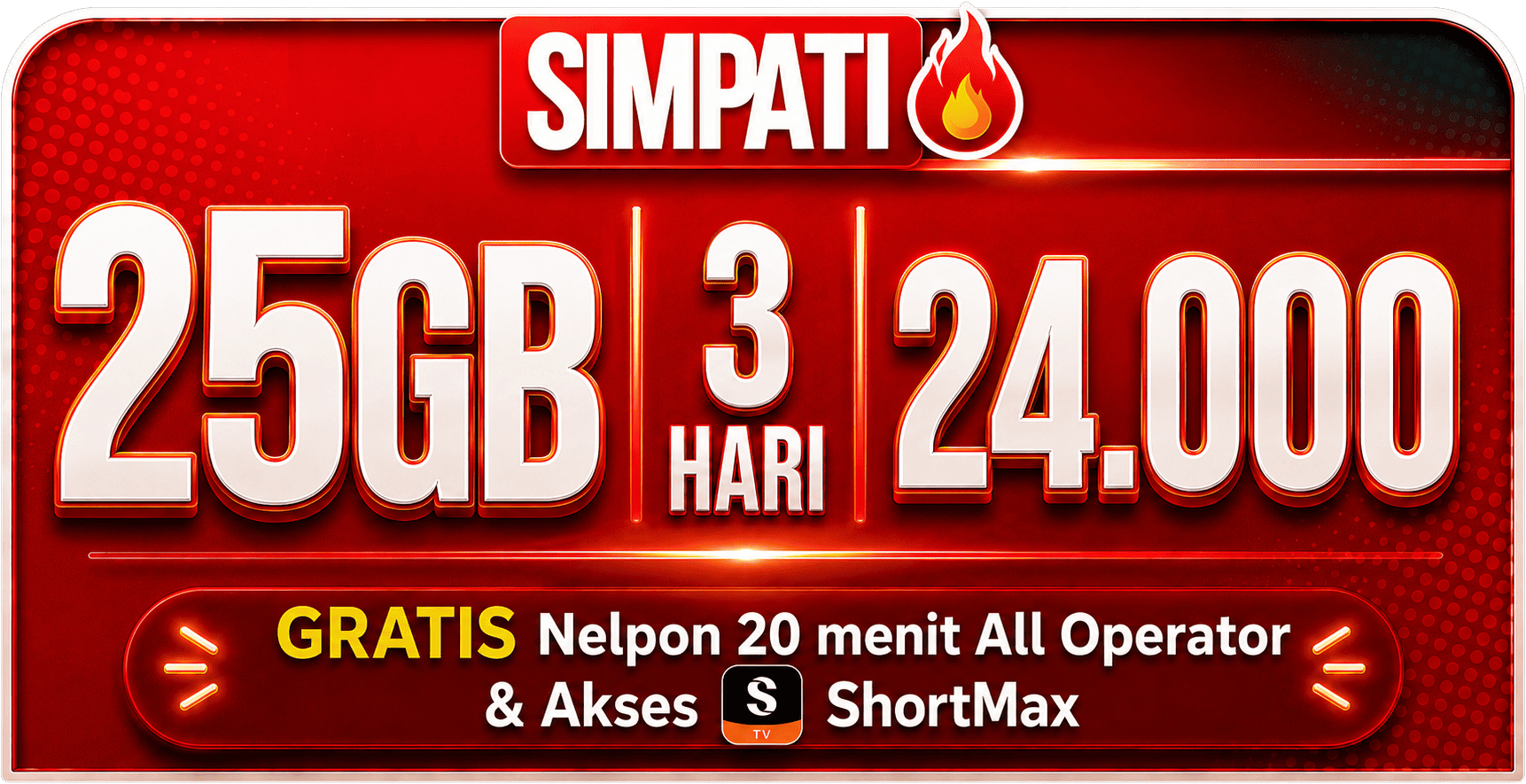 25GB 3 Hari