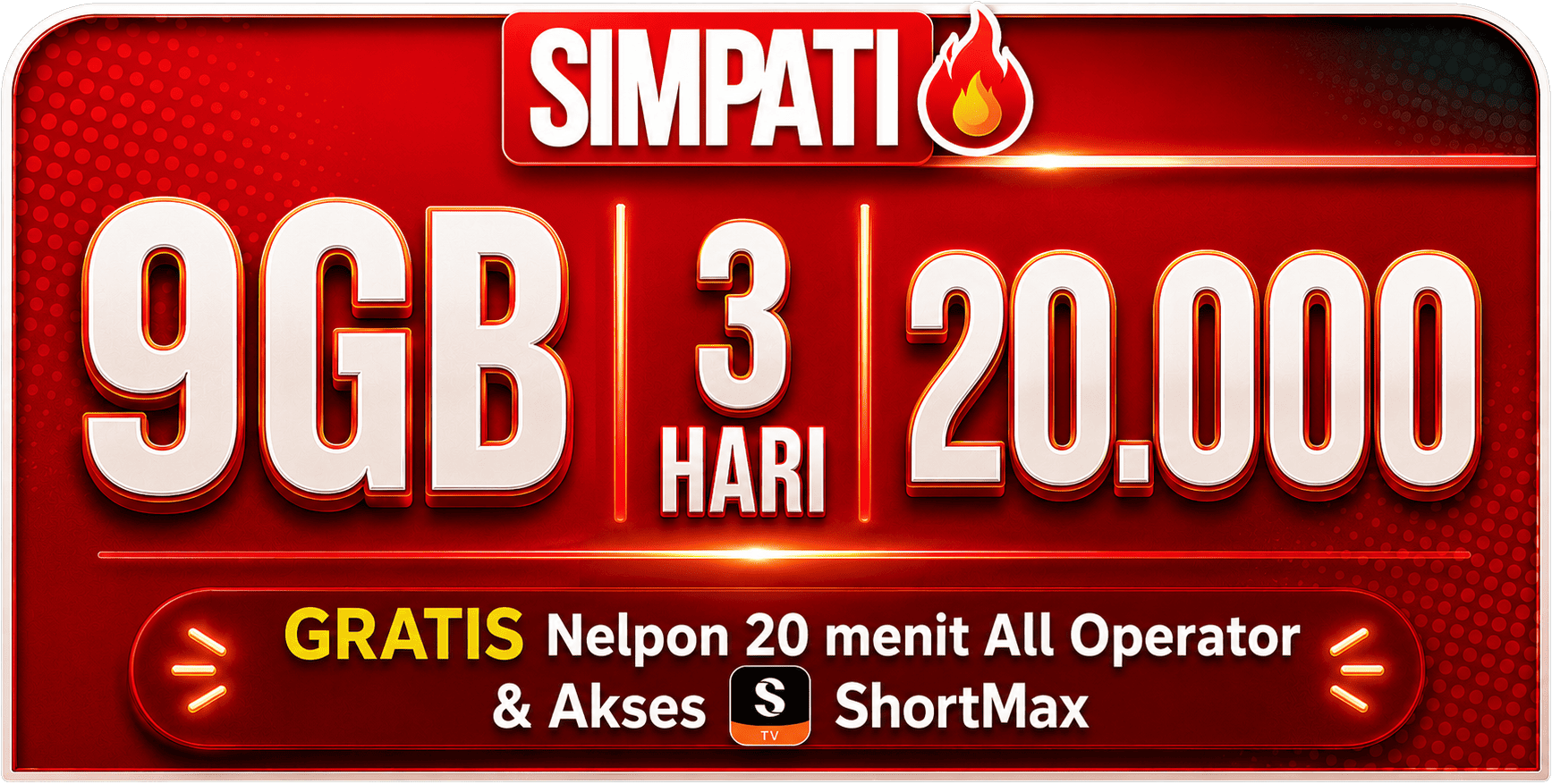 9GB 3 Hari